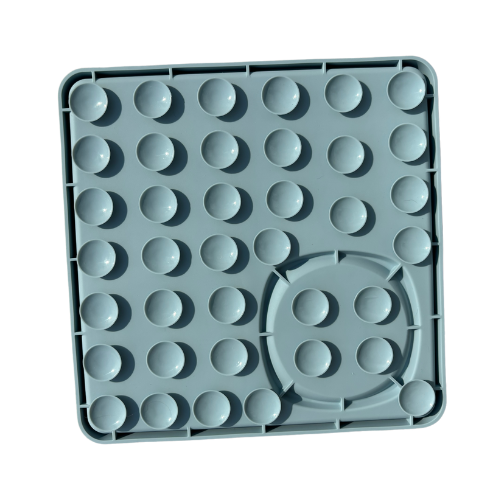 Tapis de Léchage 4 Zones avec Ventouses pour Chien