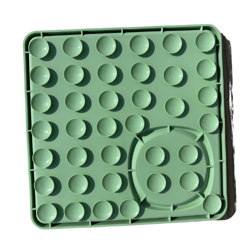 Tapis de Léchage 4 Zones avec Ventouses pour Chien