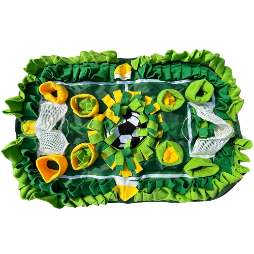 Tapis de Fouille Terrain de Football pour Chien – Stimulation et Enrichissement 🐕⚽
