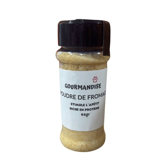 Poudre de Fromage pour chien et chat  65GR
